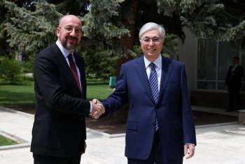 Фотография к новости: Обсудили последствия войны - Шарль Мишель рассказал о разговоре с Токаевым