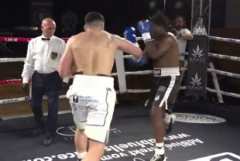 Фотография к новости: Уроженец Казахстана нокаутом за 55 секунд выиграл бой в Германии