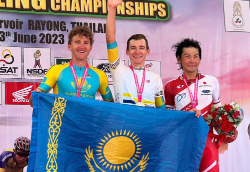 Фотография к новости: Казахстан выиграл чемпионат Азии по велоспорту