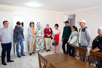 Фотография к новости: Пожар в области Абай: семьи погибших получили квартиры в Семее