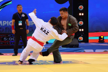 Фотография к новости: Казахстанские полицейские стали призёрами чемпионата мира по рукопашному бою