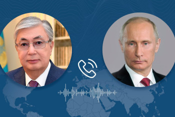 Фотография к новости: Токаев поговорил по телефону с Путиным