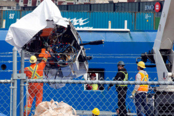 Фотография к новости: Пропажа батискафа "Титан": найдены человеческие останки