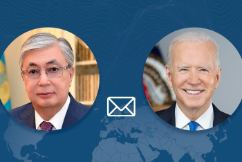 Фотография к новости: Токаев поздравил Байдена с Днём независимости США