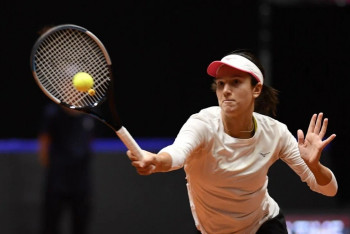 Фотография к новости: Лучшая теннисистка Казахстана в парах одержала победу на Уимблдоне-2023