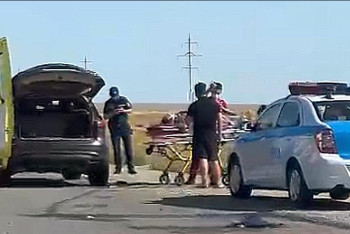 Фотография к новости: Иномарка сбила верблюда в Актау: госпитализированы двое пострадавших