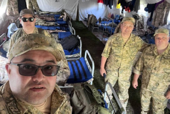 Фотография к новости: Депутаты мажилиса отправились служить на погранзаставу