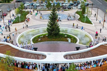 Фотография к новости: Эффект саванны и эко-стиль: как преображают правый берег Астаны