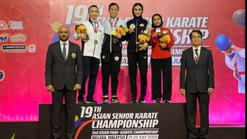 Фотография к новости: 10 медалей завоевали казахстанские каратисты на чемпионате Азии