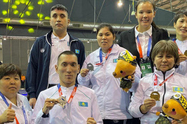 Фотография к новости: Казахстанцы завоевали четыре медали на чемпионате Азии по пара карате
