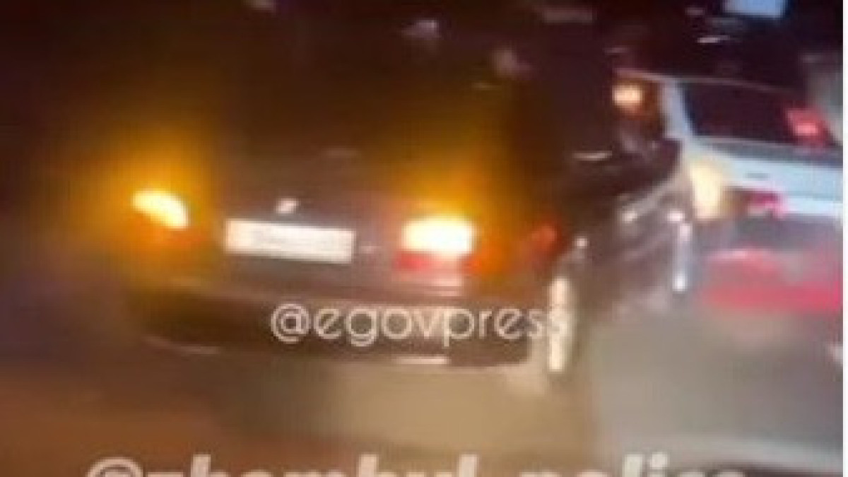  Стопкадр видео/instagram.com/zhambyl_police