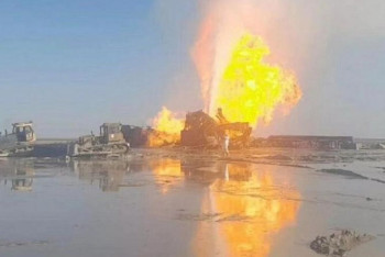 Фотография к новости: Риски для людей из-за горящей скважины на месторождении в Мангистау отсутствуют - МЭПР РК