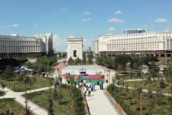 Фотография к новости: Новый сквер появился в Астане