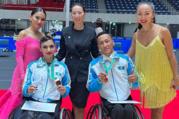 Фотография к новости: Казахстанские танцоры произвели фурор на турнире в Японии