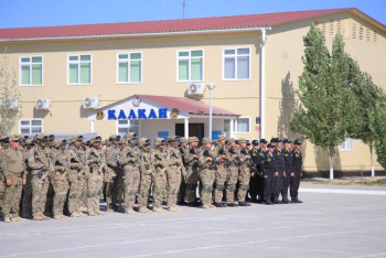 Фотография к новости: Военнослужащие Казахстана и Узбекистана проводят совместные учения