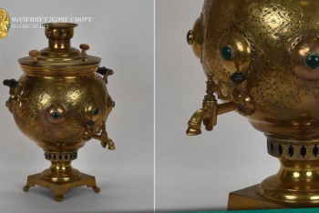 Фотография к новости: Самовар, которым пользовался Абай, передали в Нацмузей РК