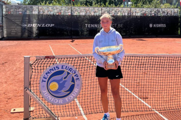 Фотография к новости: 14-летняя казахстанка выиграла престижный теннисный турнир в Бельгии