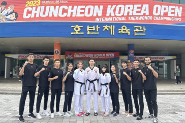 Фотография к новости: Серебро и три бронзы завоевали казахстанские таеквондисты в Корее