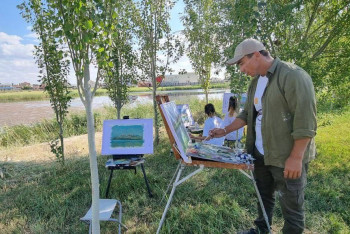 Фотография к новости: Художники Мангистау организовали арт-экспедицию по регионам Казахстана