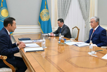 Фотография к новости: Токаев принял генсекретаря СВМДА