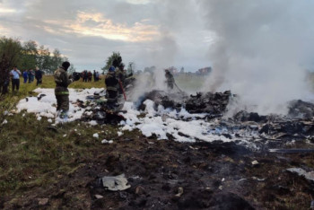 Фотография к новости: Росавиация: Пригожин и Уткин находились на борту разбившегося самолета