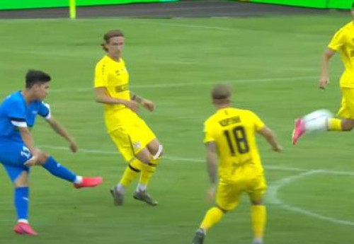 Фотография к новости: 18-летний казахстанец забил сумасшедший гол в европейском чемпионате