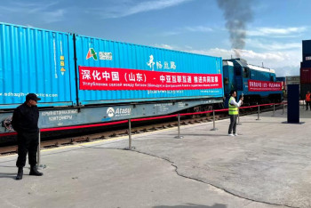 Фотография к новости: Первое казахстанское зерно направили в китайскую провинцию Шаньдун