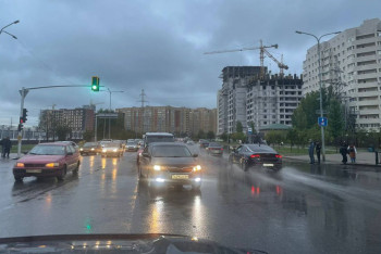 Фотография к новости: Дождь в Астане: с потопами борются 100 спецмашин