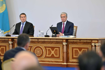 Фотография к новости: Новый "общественный договор" между государством и бизнесом предложил Токаев