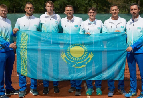 Фотография к новости: Казахстан победил Болгарию в плей-офф "Кубка Дэвиса"