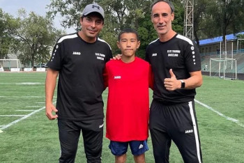 Фотография к новости: Юного акмолинца пригласили на просмотр в футбольную академию Германии