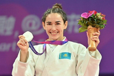 Фотография к новости: Абиба Абужакынова посвятила медаль своей погибшей подруге