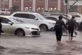 Фотография к новости: Караганду затопило после дождя