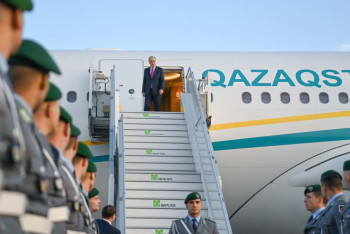 Фотография к новости: Касым-Жомарт Токаев прибыл в Германию с официальным визитом