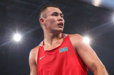 Фотография к новости: Кункабаев побывал в нокдауне и обеспечил себе медаль  Азиады-2023