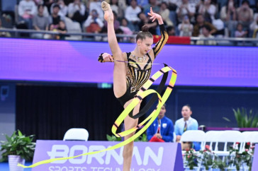 Фотография к новости: Гимнастки принесли "серебро" сборной Казахстана на Азиаде