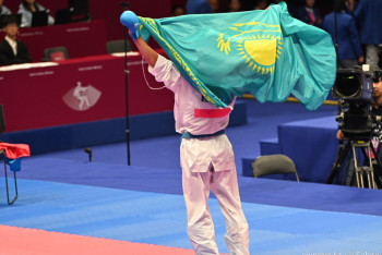 Фотография к новости: Каратист Кайсар Алпысбай завоевал "золото" на Азиатских играх в Ханчжоу