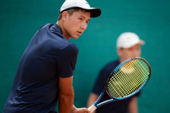 Фотография к новости: Бейбит Жукаев едва не обыграл 14-ю ракетку мира