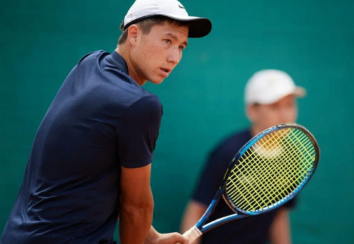 Фотография к новости: Бейбит Жукаев едва не обыграл 14-ю ракетку мира