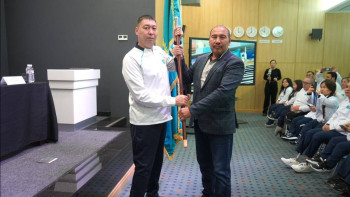 Фотография к новости: Казахстанских паралимпийцев проводили на IV Азиатские Пара игры