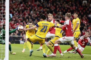 Фотография к новости: Сенсации не случилось: Казахстан проиграл Дании в матче отбора Евро-2024 по футболу