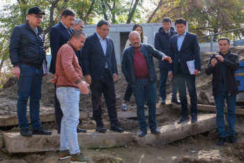 Фотография к новости: Дома 12 тысяч жителей микрорайона Карасу в Алматы подключат к канализации