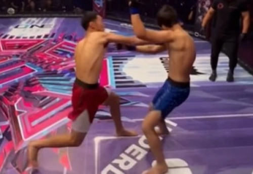 Фотография к новости: Популярного казахстанского блогера избили на турнире по ММА