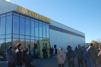 Фотография к новости: Вторую в Казахстане ледовую арену для парахоккеистов открыли в Талдыкоргане