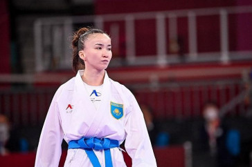 Фотография к новости: Каратистка Молдир Жанбырбай завоевала золото на чемпионате мира