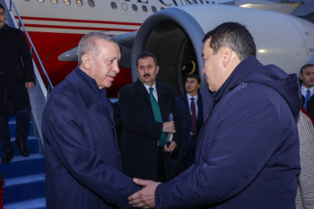 Фотография к новости: Эрдоган прибыл в Астану для участия на саммите ОТГ