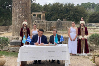 Фотография к новости: Тараз стал городом-побратимом с родиной Олимпийских игр