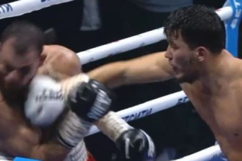 Фотография к новости: Казахстанский боксер побил россиянина на его родине