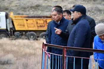 Фотография к новости: Министр водных ресурсов и ирригации побывал в Жетысу