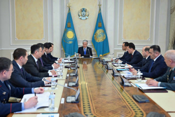 Фотография к новости: Токаев провёл заседание Совета безопасности